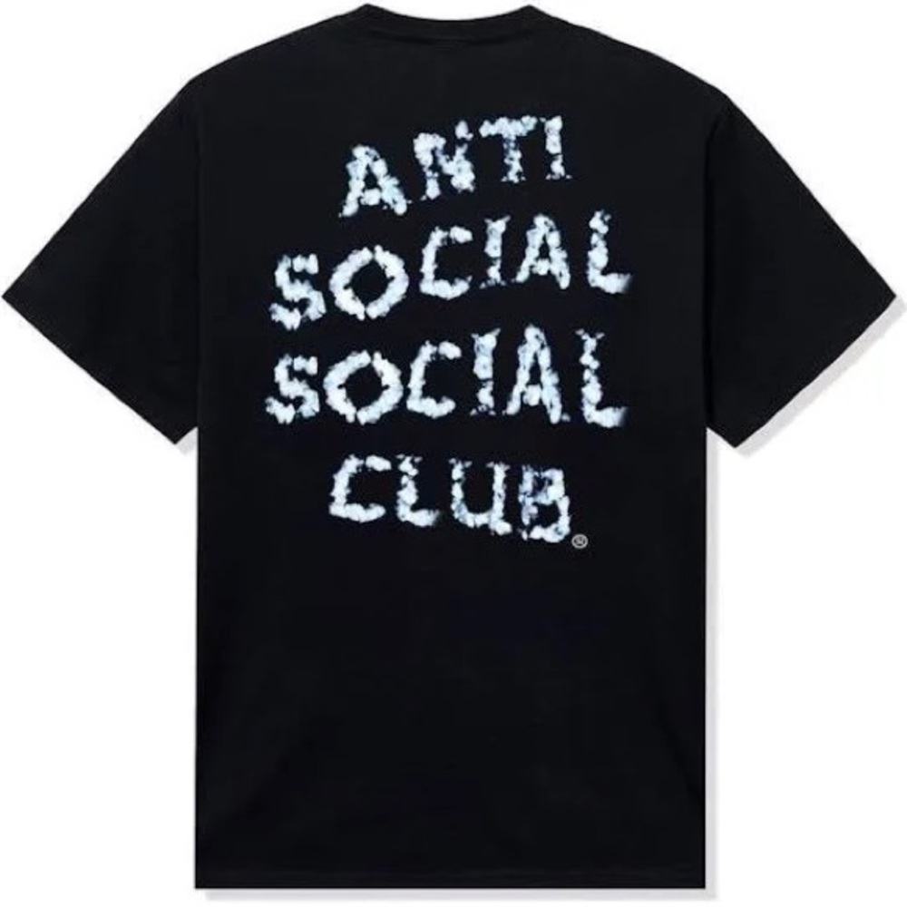 Anti Social Social Club Partly Cloudy Tee in Black